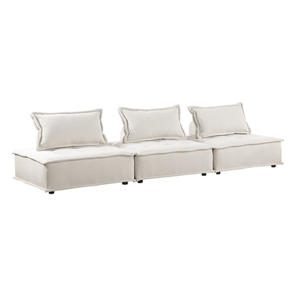 Homelegance Inman Sectional Sofa in Luxurious Beige Boucle 9237BE-3