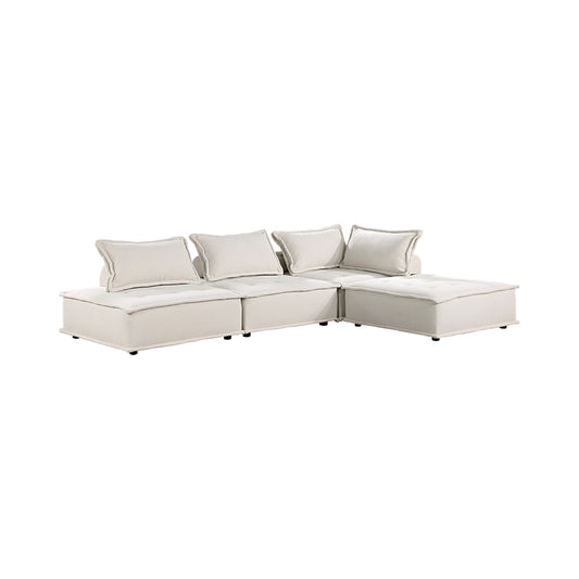 Homelegance Inman Sectional Sofa in Soft Beige 9237BE-4SC