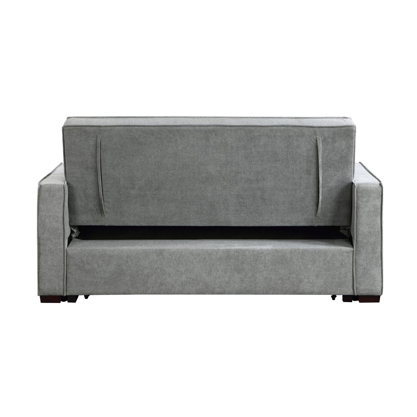 Homelegance Alta Gray Textured Convertible Studio Sofa 9238GY-3CL
