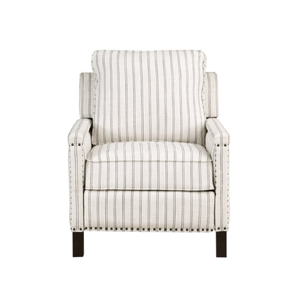 Homelegance Landrum Reclining Chair in Textured Beige and Gray 9257-1