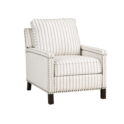 Homelegance Landrum Reclining Chair in Textured Beige and Gray 9257-1