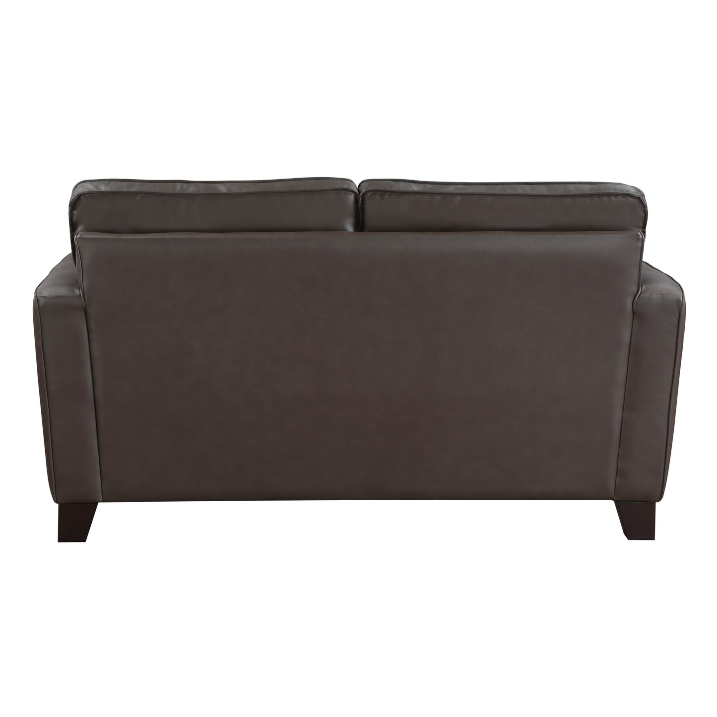 Homelegance Renzo Loveseat in Brown Top Grain Leather 9266BRW-2