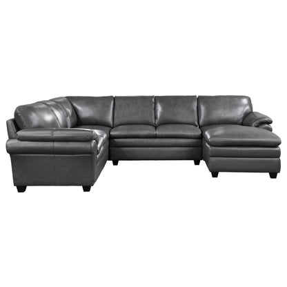 Homelegance Exton Sectional Sofa in Gray 9267GY-42LRC