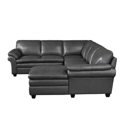 Homelegance Exton Sectional Sofa in Gray 9267GY-42LRC