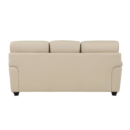 Homelegance Foxborough Sectional Sofa Cream Top-Grain Leather 9269CR-3