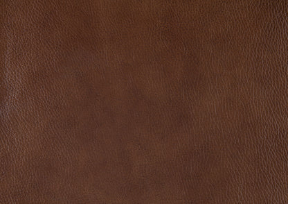 Homelegance Attleboro Loveseat in Camel Brown with Nailhead Trim 9270BR-2