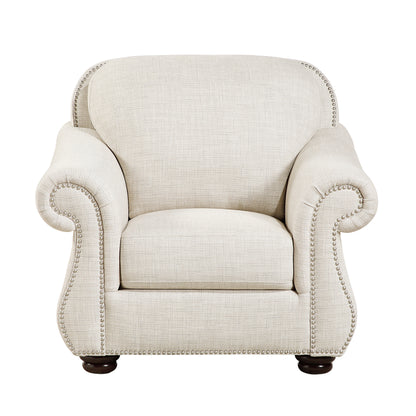 Homelegance Attleboro Accent Chair in Beige Upholstery 9270FBE-1