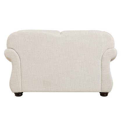 Homelegance Attleboro Loveseat in Beige 9270FBE-2