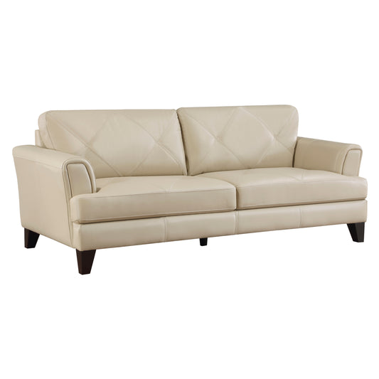 Homelegance Thierry Sectional Sofa Cream Leather Modern Elegance 9279CRM-3