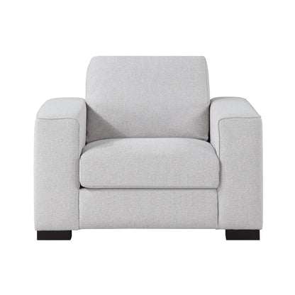 Homelegance Solaris Accent Chair in Textured Gray Upholstery 9288GY-1