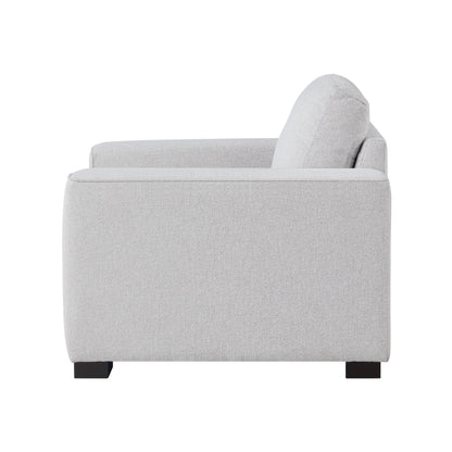 Homelegance Solaris Accent Chair in Textured Gray Upholstery 9288GY-1