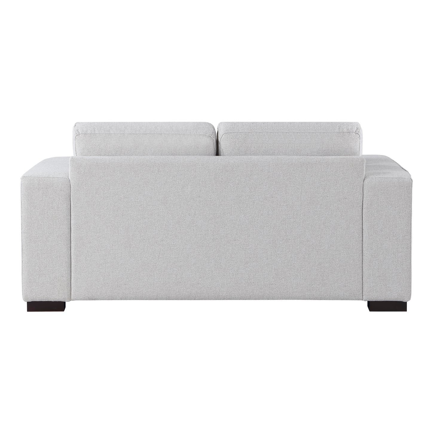 Homelegance Solaris Loveseat in Textured Gray Upholstery 9288GY-2