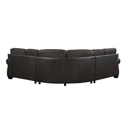 Homelegance Wareham Sectional Sofa in 9289DB-SC Stylish Comfort Design