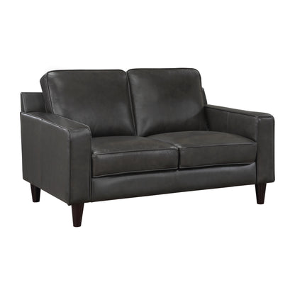 Homelegance Aldrich Loveseat in Gray for Stylish Comfort and Elegance 9294GRY-2