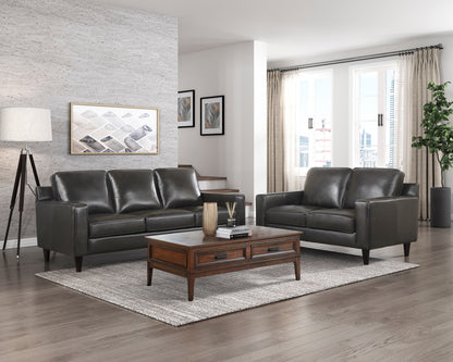 Homelegance Aldrich Loveseat in Gray for Stylish Comfort and Elegance 9294GRY-2