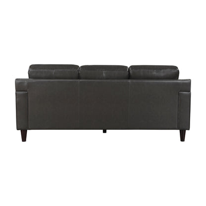 Homelegance Aldrich Gray Leather Sectional Sofa 9294GRY-3