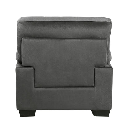 Homelegance Keighly Dark Gray Accent Chair with Textured Fabric 9328DG-1