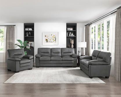 Homelegance Keighly Dark Gray Accent Chair with Textured Fabric 9328DG-1