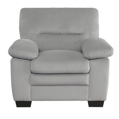 Homelegance Keighly Accent Chair in Textured Gray Fabric 9328GY-1