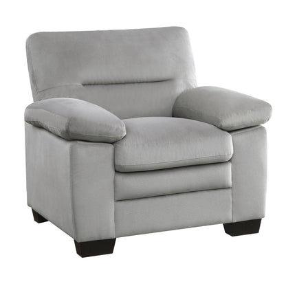 Homelegance Keighly Accent Chair in Textured Gray Fabric 9328GY-1