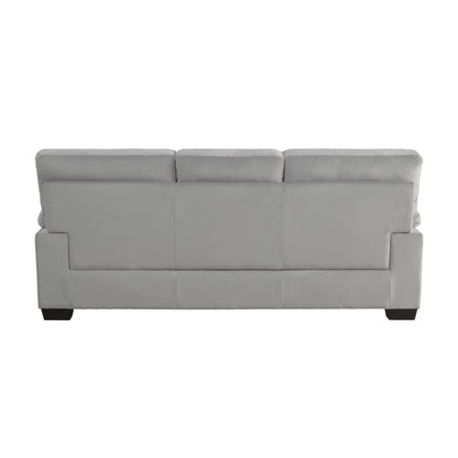 Homelegance Keighly Sectional Sofa Gray Fabric Plush Comfort 9328GY-3