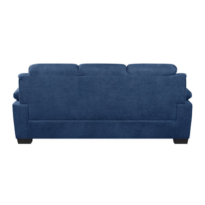 Homelegance Holleman Blue Textured Sectional Sofa Set 9333BU-2