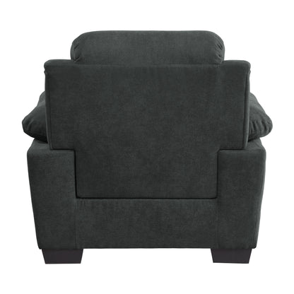 Homelegance Holleman Dark Gray Textured Fabric Accent Chair 9333DG-1