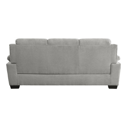 Homelegance Holleman Sectional Sofa Gray Textured Fabric Plush Comfort 9333GY-3