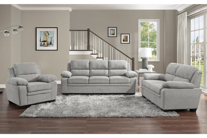 Homelegance Holleman Accent Chair in Textured Gray Fabric 9333GY-1