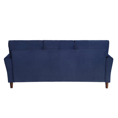 Homelegance Dunleith Sectional Sofa in Luxurious Blue Velvet 9348BUE-3