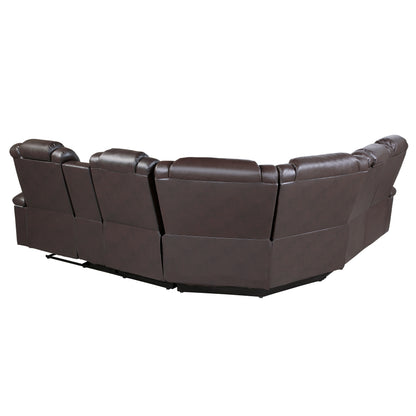 Homelegance Caelan Sectional Sofa in 9366DB-SC Stylish Comfort Design