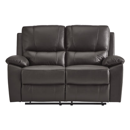 Homelegance Dawson Loveseat Reclining in Brown Faux Leather 9368BRW-2