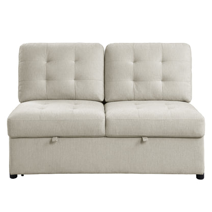 Homelegance Logansport Sectional Sofa in Beige 9401BEG-42LRU