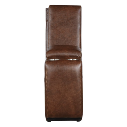 Homelegance Putnam Sectional Sofa in Brown 9405BR-6LRRR
