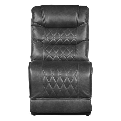 Homelegance Putnam Sectional Sofa in Gray 9405GY-6LRRR