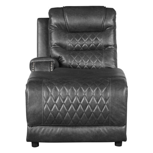 Homelegance Putnam Sectional Sofa in Gray 9405GY-6LCRR