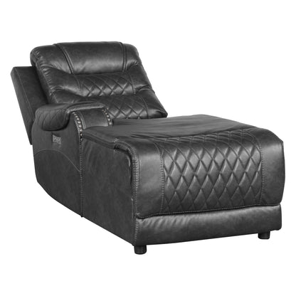 Homelegance Putnam Sectional Sofa in Gray 9405GY-6LCRR