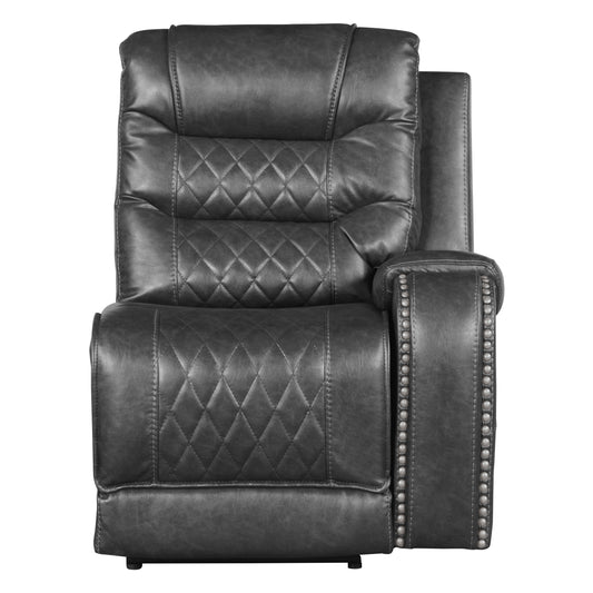 Homelegance Putnam Sectional Sofa in Gray 9405GY-6LRRR
