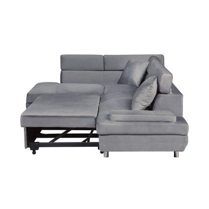 Homelegance Cruz Sectional Sofa in Gray 9412GY-SC for Stylish Living Spaces