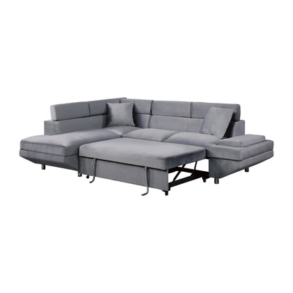 Homelegance Cruz Sectional Sofa in Gray 9412GY-SC for Stylish Living Spaces