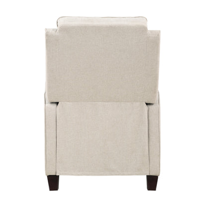 Homelegance Loveland Reclining Chair in Textured Beige Upholstery 9418BE-1