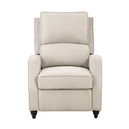Homelegance Loveland Reclining Chair in Textured Beige Upholstery 9418BE-1