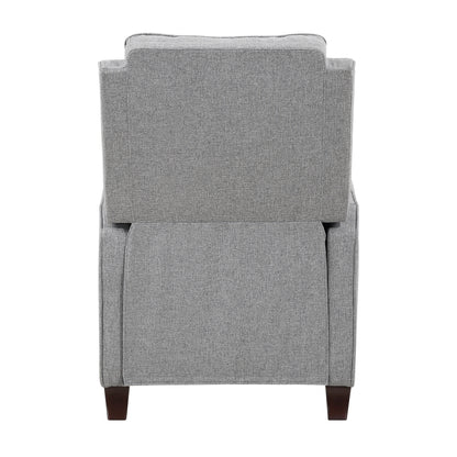Homelegance Loveland Reclining Chair in Textured Gray Fabric 9418GY-1