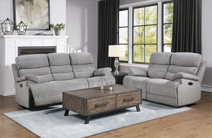 Homelegance Sherbrook Smoke Chenille Sectional Sofa 9422FS-3