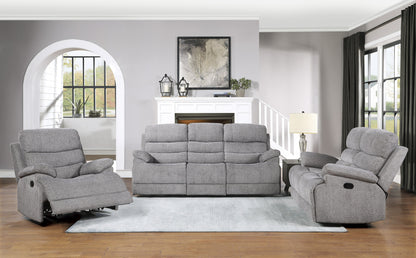 Homelegance Sherbrook Smoke Chenille Sectional Sofa 9422FS-3
