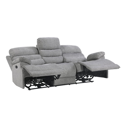Homelegance Sherbrook Smoke Chenille Sectional Sofa 9422FS-3
