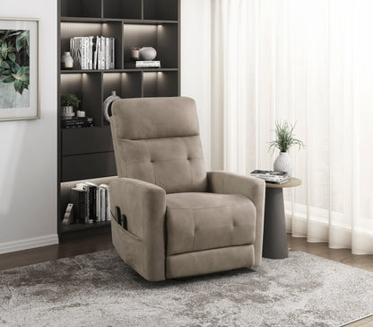 Homelegance Lift Chairs Power Lift Chair in Brown 9425BR-1LT