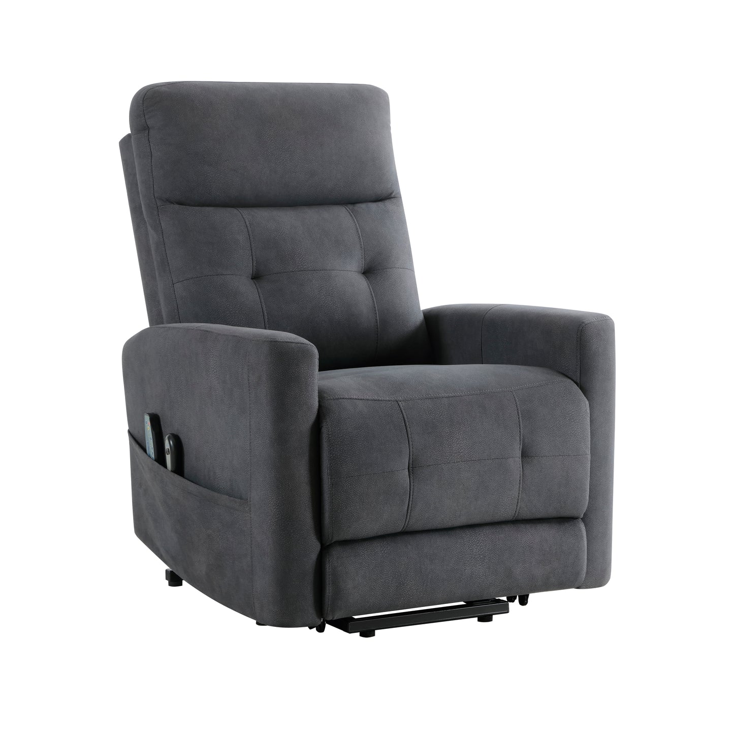 Homelegance Lift Chairs Power Lift Chair in Dark Gray 9425DG-1LT