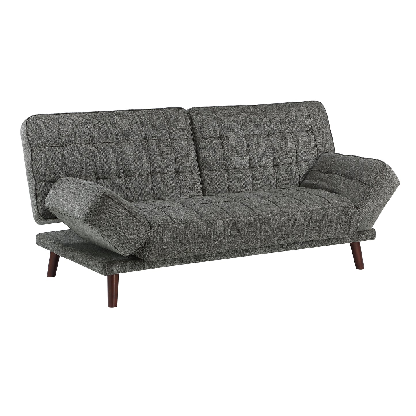 Homelegance Driggs Sectional Sofa Dark Gray Chenille 9435RF-3WD