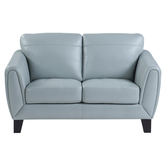Homelegance Spivey Loveseat in Aqua for Stylish Comfort and Elegance 9460AQ-2
